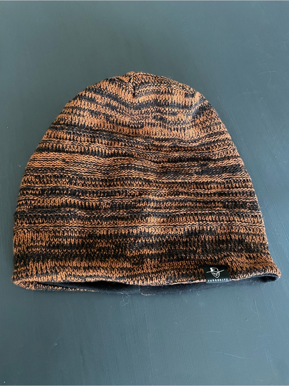 Everyday Knit Beanie by Frogg Toggs in black & brown
